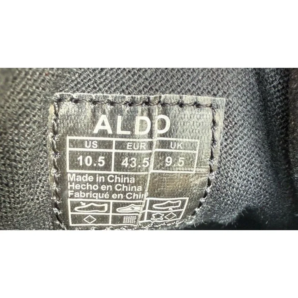 Aldo Men's Casual Oxford Shoes, Black, Size 10.5 Preloved